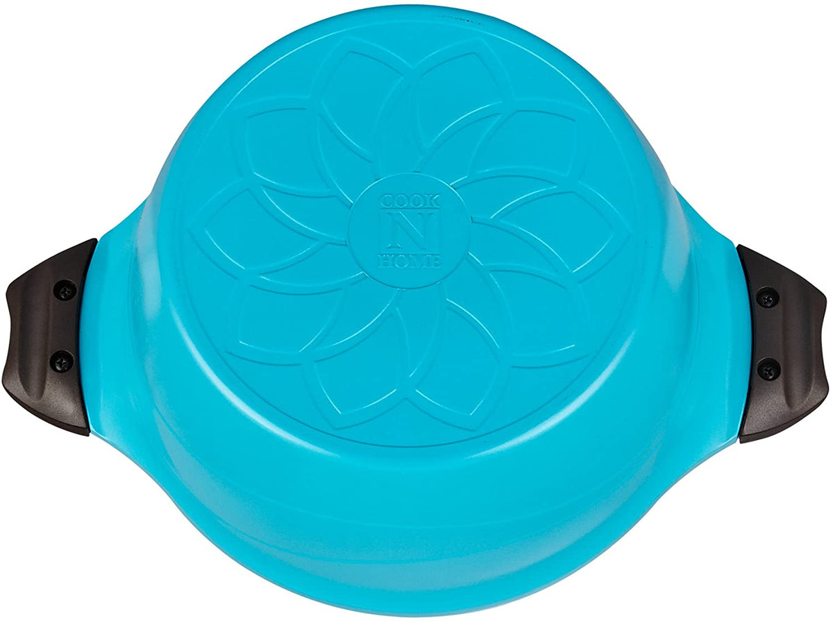 Cook N Home 4.2 Quart Nonstick Ceramic Coating Die Cast High Casserole