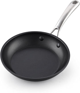 Cooks Standard Frying Omelet Pan, Classic Hard Anodized Nonstick 8-Inch/20cm Saute Skillet Egg Pan, Black
