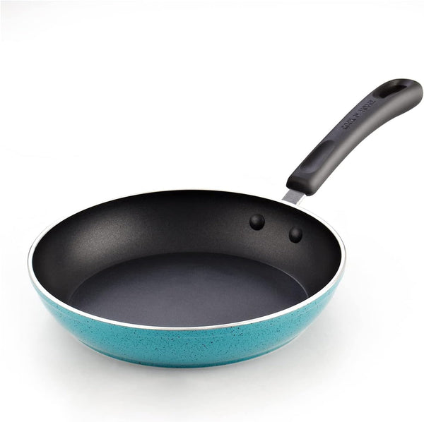 Cook N Home Nonstick Saute Skillet Fry Pan, 8 Inch Kitchen Non-stick Cookware Cooking Frying Pan, Induction Compatible, Turquoise