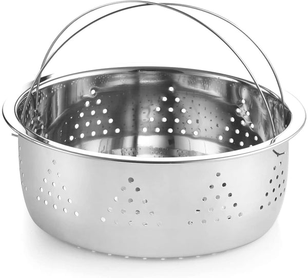 Cook N Home 4-Piece Stainless Steel Pasta Cooker Steamer Multipots, 12 Quart, Silver