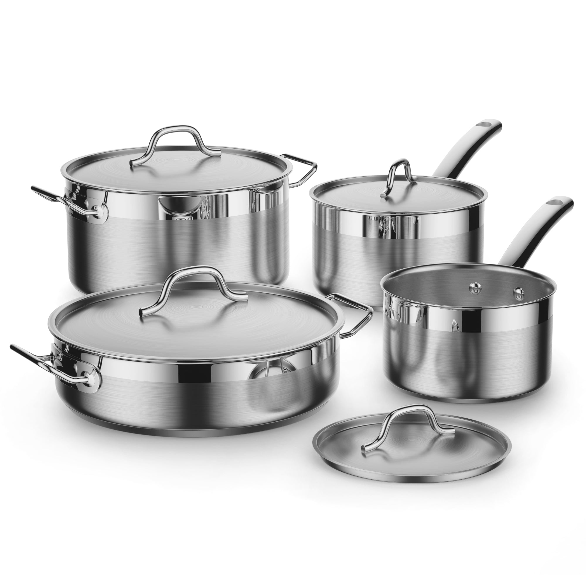 Cooks Standard Kitchen Cookware Sets Stainless Steel, Professional Pot
