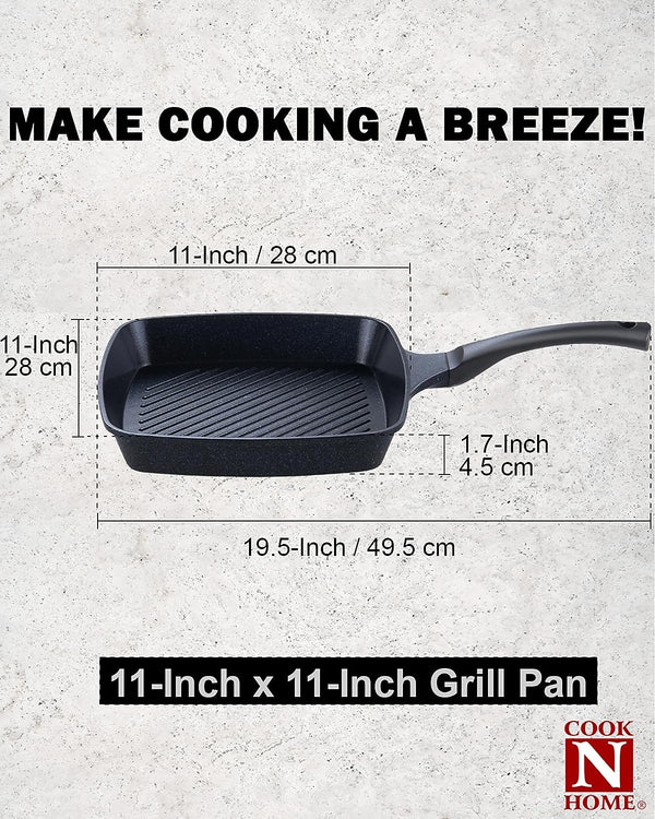 Cook N Home Marble Nonstick 11