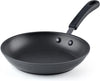 Cook N Home Nonstick Saute Fry Pan 8-inch Professional Hard Anodized Frying Pan, Dishwasher Safe with Stay-Cool Handles, Black