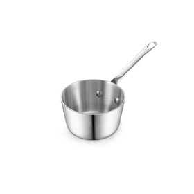 D&M Butter Warmer 0.23 Quart, Multi-Ply Clad Stainless Steel Milk Frother and Chocolate Melting Pot, Small Saucepan for Induction Stovetop, Coffee, Butter, Syrup