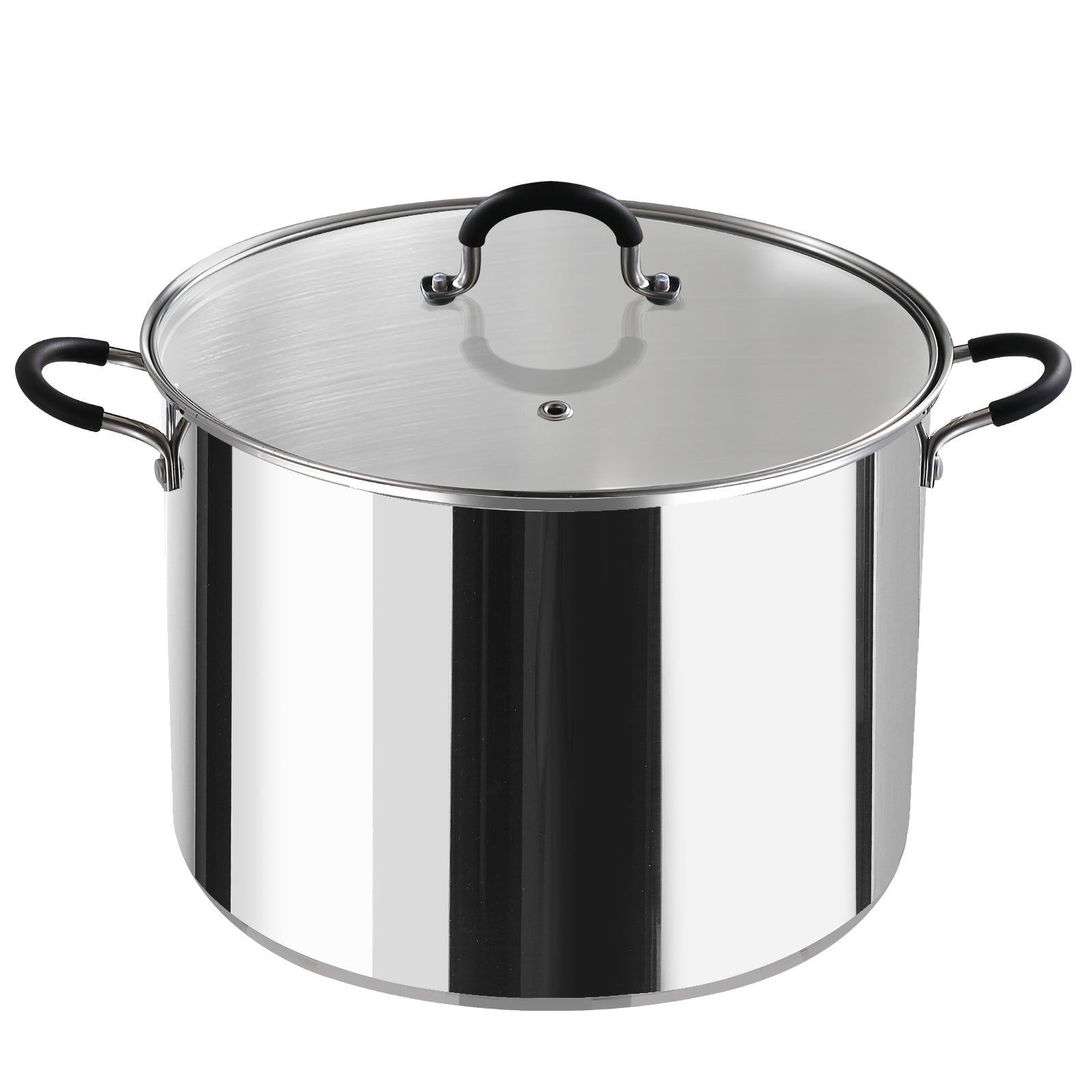 Cooks Standard 18/10 Stainless Steel Stockpot 8-Quart, Classic Deep Cooking  Pot Canning Cookware with Stainless Steel Lid, Silver