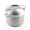 Cooks Standard Dutch Oven Casserole with Lid, 9 Quart Professional Stainless Steel Stockpots, Silver