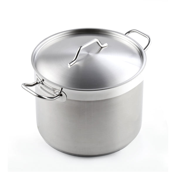 Cooks Standard Stockpots Stainless Steel, 11 Quart Professional Grade Stock Pot with Lid, Silver