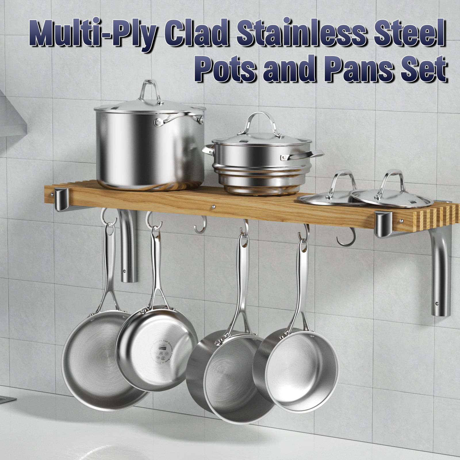 Cooks Standard Stockpots Stainless Steel, 24 Quart Professional Grade