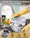 Cook N Home 3-Quart Stainless Steel Pot, Small Stock Pot with Glass Lid, Basics Saucier Casserole Stockpot