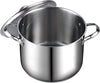 Cooks Standard Classic Stainless Steel Stockpot with Lid 16-Quart
