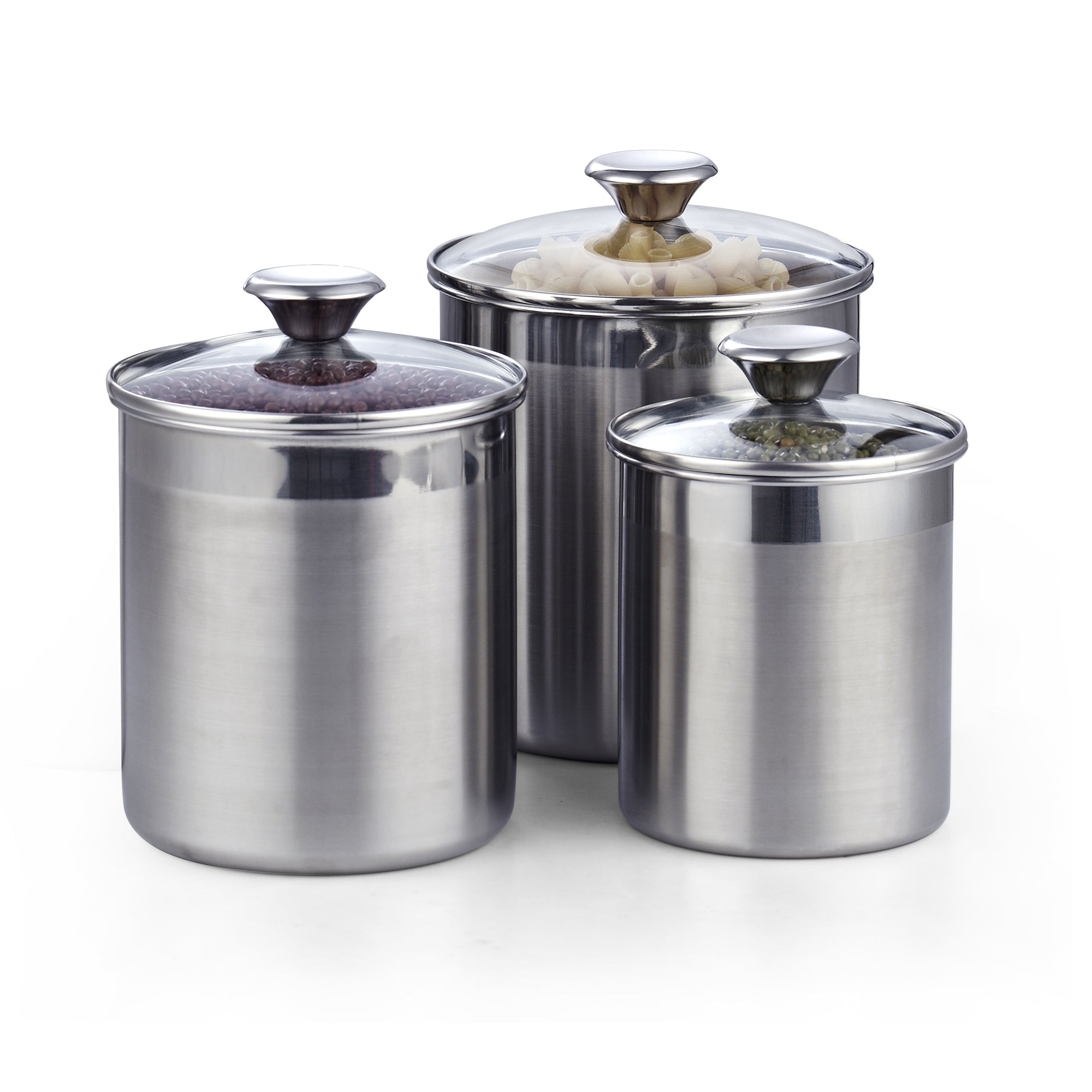 Cooks Standard Stainless Steel Food Jar Storage Canister Set