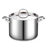 Cooks Standard 18/10 Stainless Steel Stockpot, Classic Deep Cooking Pot Canning Cookware with Stainless Steel Lid, Silver