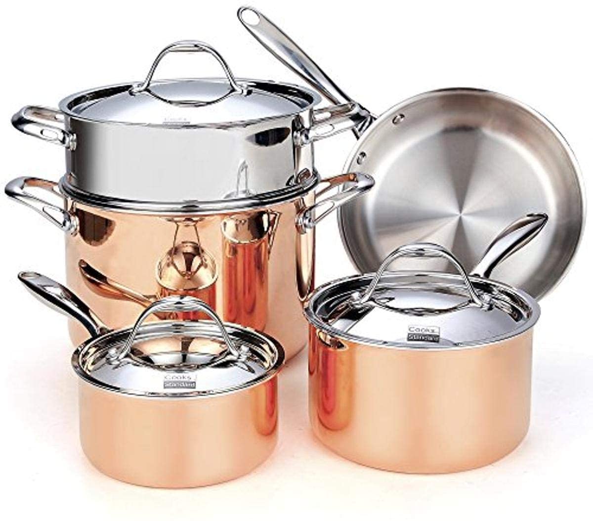 8-Piece Copper Forged Aluminum Cookware Set with Detachable Handle - China Cookware  Set and Cookware price