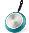 Cook N Home Nonstick Saute Fry Pan , 11-Inch, Turquoise