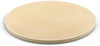 Cook N Home 02662 Pizza Grilling Baking Stone with Scraper, Heavy Duty Cordierite 16-Inch Round Bread Stone for Oven and Grill, Thermal Shock Resistant Ideal for Baking Golden Crisp Crust Pizza
