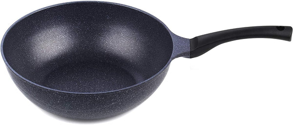 Cook N Home Marble Nonstick Saute Stir Fry Wok Pan 12-inch without Lid Made in Korea