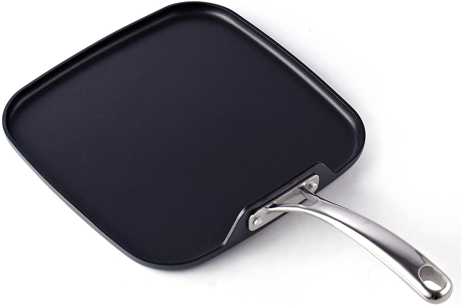 Cooks Standard Nonstick Square Griddle Pan 11 x 11-Inch, Hard Anodized