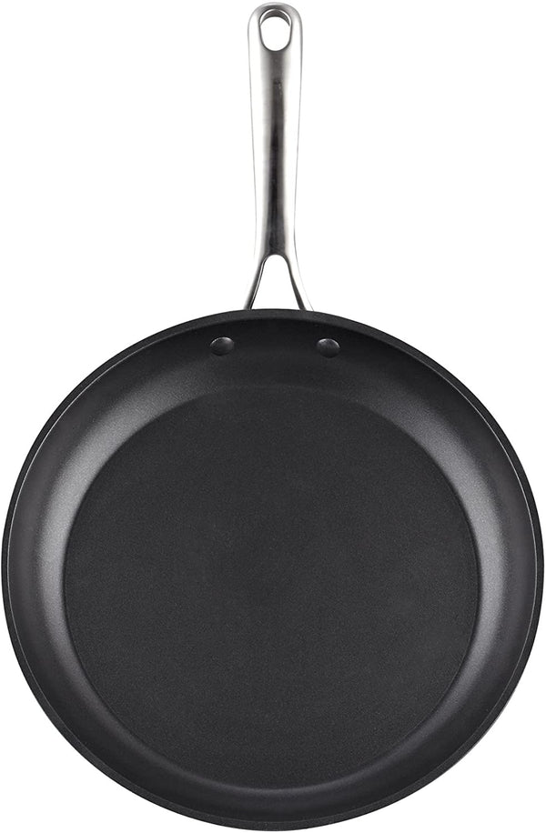 Cooks Standard 2577 Standard 12-Inch/30cm Nonstick Hard, Black Anodized Fry Saute Omelet Pan, 12-inch
