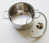 Cook N Home Stainless Steel Saucepan Double Boiler Steamer, 4Qt, Silver