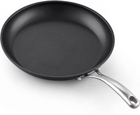 Cooks Standard 2678 3.5 QT Hard Anodized Nonstick Deep Saute pan with Lid,  Black 