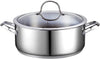 Cooks Standard Classic Stainless Steel Dutch Oven Casserole Stockpot with Lid, 7-Quart