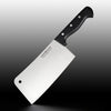 Cook N Home 02462 7-Inch Multi-Purpose Chef Butcher Knife Heavy Duty Chopper Cleaver, Stainless Steel