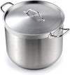 Cooks Standard Stockpots Stainless Steel, 30 Quart Professional Grade Stock Pot with Lid, Silver