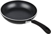 Cook N Home 3-Piece set Saute Pan with Non-Stick Coating Induction Compatible Bottom, Black, Large