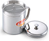 Cook N Home 1.5 Quart Stainless Steel Oil Storage Can Strainer, 6 Cup