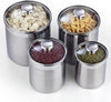 Cooks Standard 4-Piece Canister Set, 4 pcs, Stainless Steel