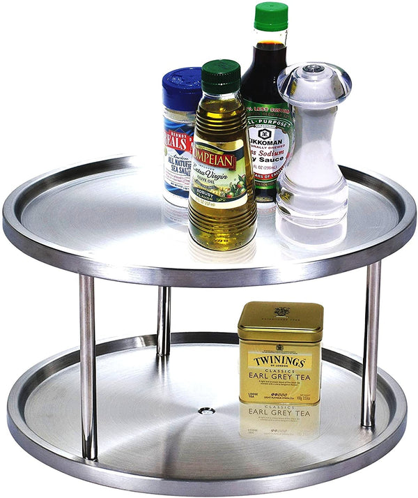Cook N Home 10-1/2-Inch 2 Tier Lazy Susan