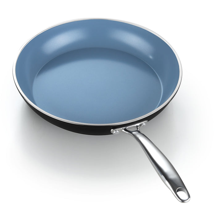cook n home Cook N Home Ceramic Nonstick Coating Saute Fry Pan 12-inch Grey